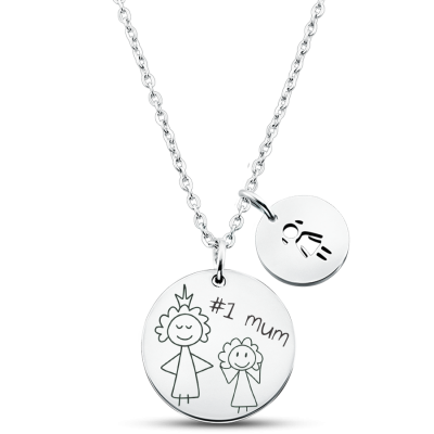 Personalised Engraved Keepsake Necklace for...