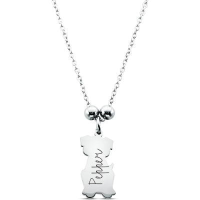 Personalised Engraved Dog Necklace