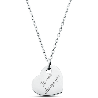 Personalised Engraved Necklace with Meaningful...