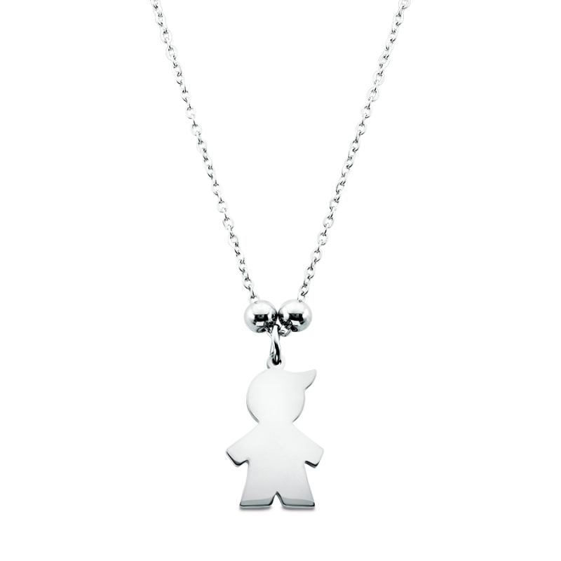 Personalised Son Necklace - Silver - 60