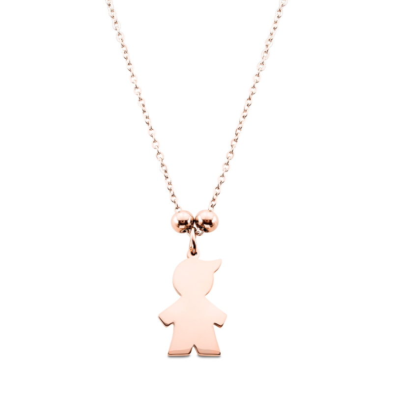 Personalised Son Necklace - Rosegold - 61