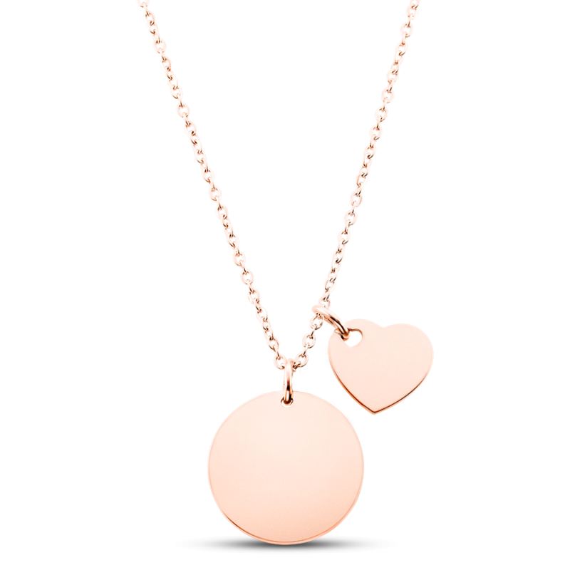 Personalised Illustration Necklace - Rosegold - 61