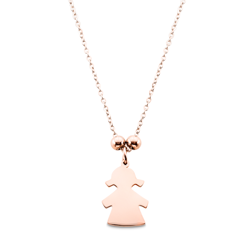 Personalised Daughter Necklace - Rosegold - 61