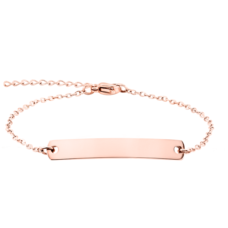 Personalised Plate Bracelet - Rosegold - 61