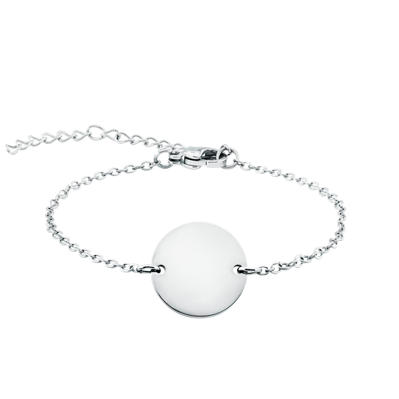 Personalised Circle Bracelet - Silver - 60