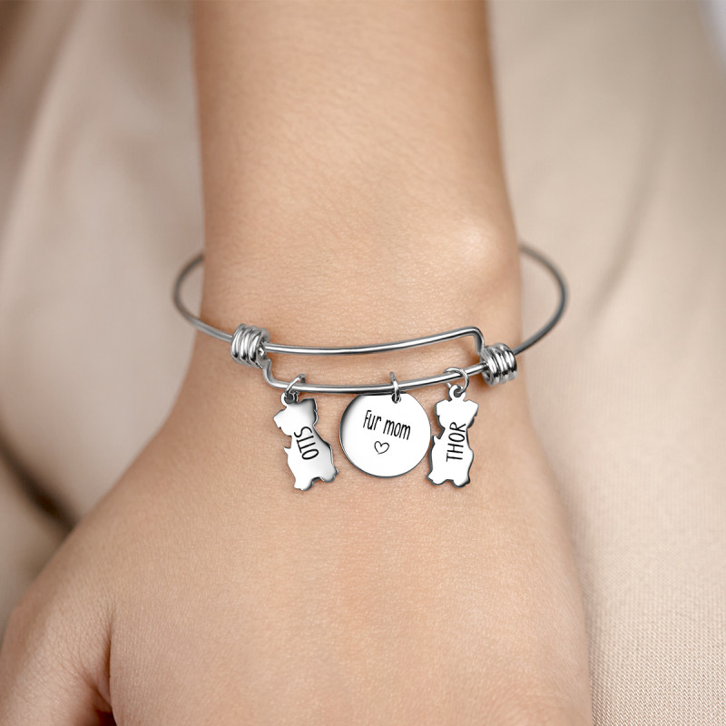 Personalised Multi-Dogs Bracelet