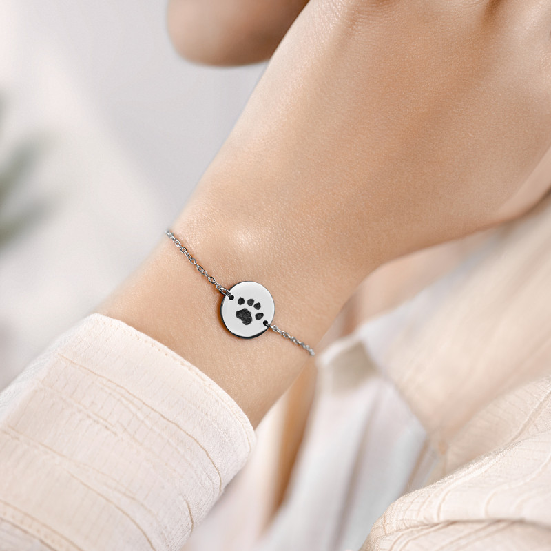 Personalised Paw-Print Bracelet